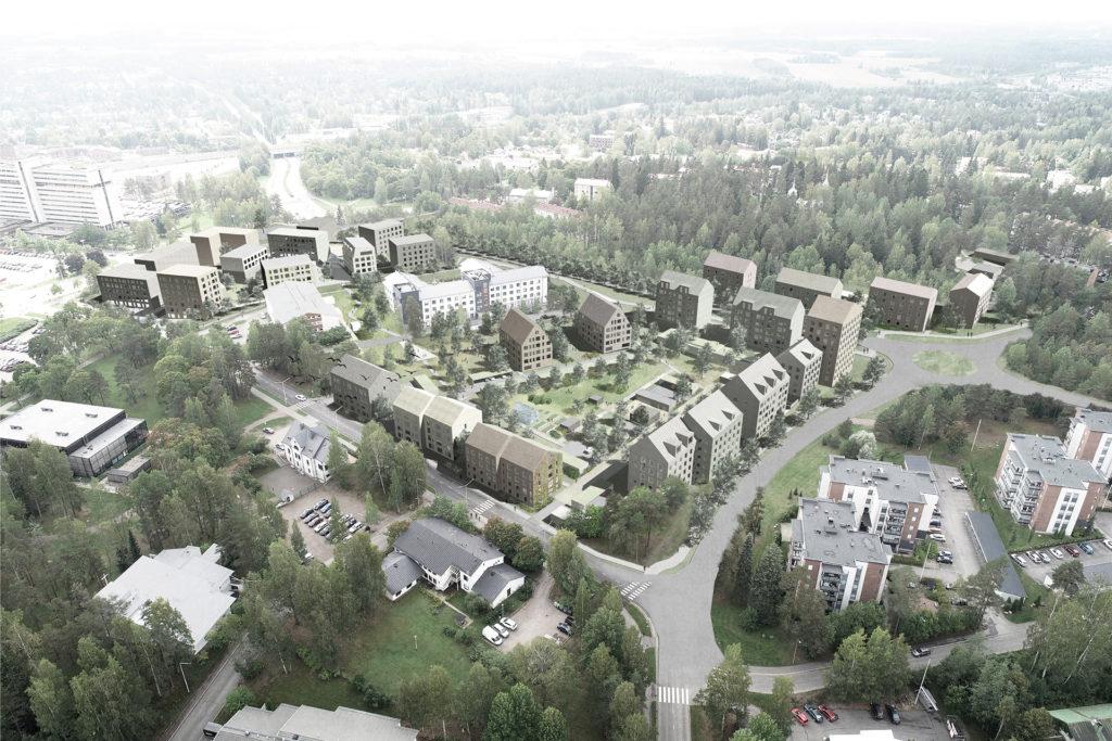Kouvolan Sakaristonmäki, 1. palkinto: Marjonportti, tekijä: Lasse Olaste