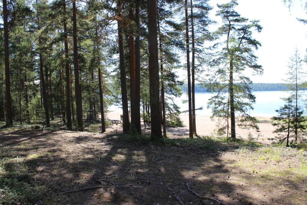 Näkymä Kasinolta kohti rantaa