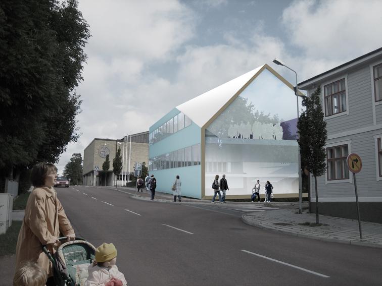 Om- och tillbyggnad av Övernäs skola, Mariehamn, hedersomnämnande ”Dialog”, Arkitektbyrå Markus Lindroos Ky